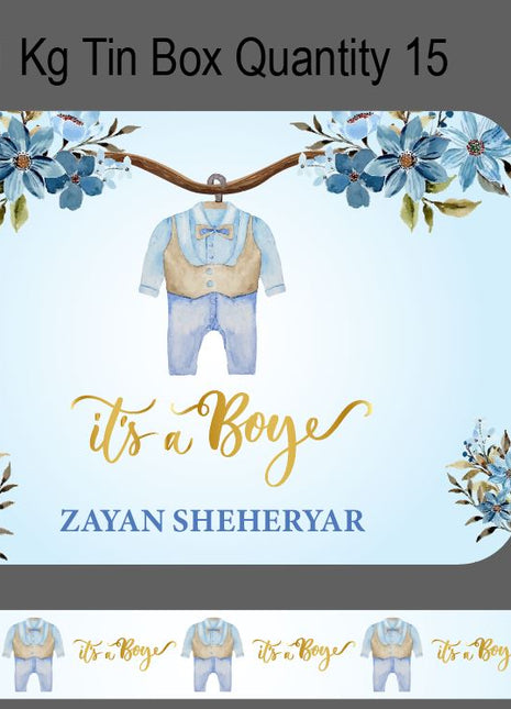 Baby Birth Announcement Boxes in Pakistan | Customized Methai & Sweet Boxes – Lowest Price
