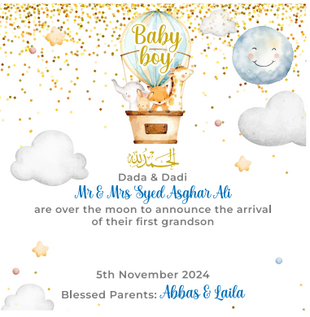 Baby Birth Announcement Boxes in Pakistan | Customized Methai & Sweet Boxes – Lowest Price
