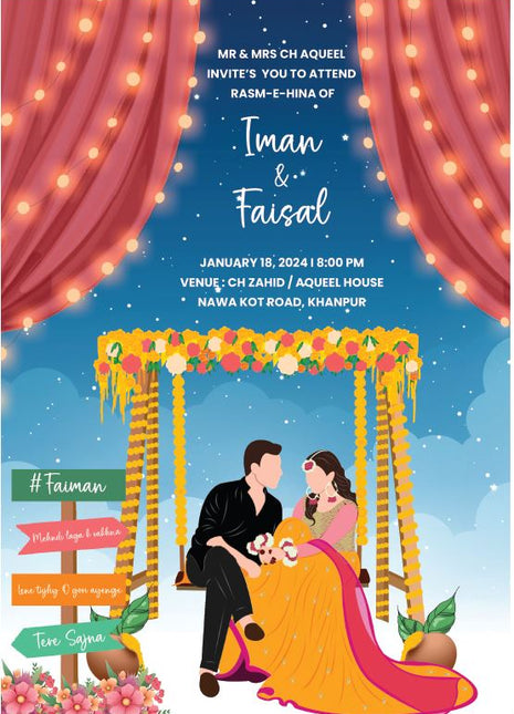 Customized Wedding Cards