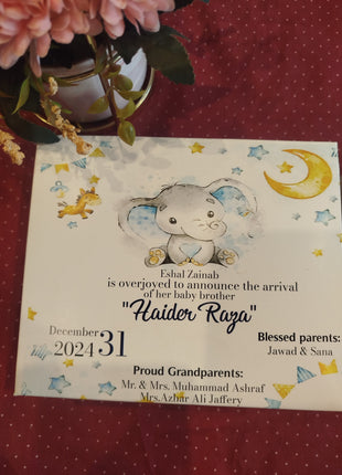 Baby Birth Announcement Boxes in Pakistan | Customized Methai & Sweet Boxes – Lowest Price