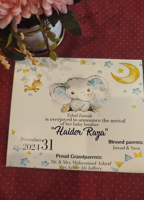 Baby Birth Announcement Boxes in Pakistan | Customized Methai & Sweet Boxes – Lowest Price