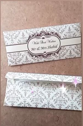 Customized Wedding Money Envelope