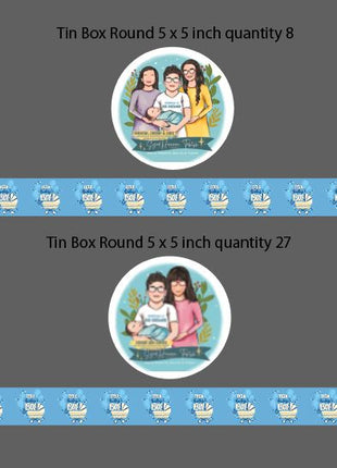 Baby Birth Announcement Boxes in Pakistan | Customized Methai & Sweet Boxes – Lowest Price