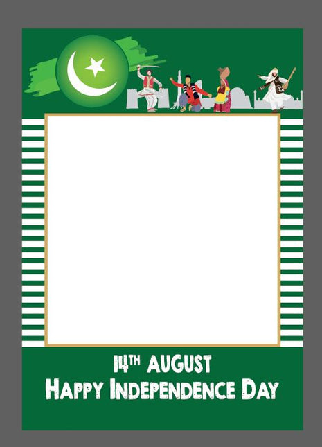 Customized Independence Day  Photo Booth