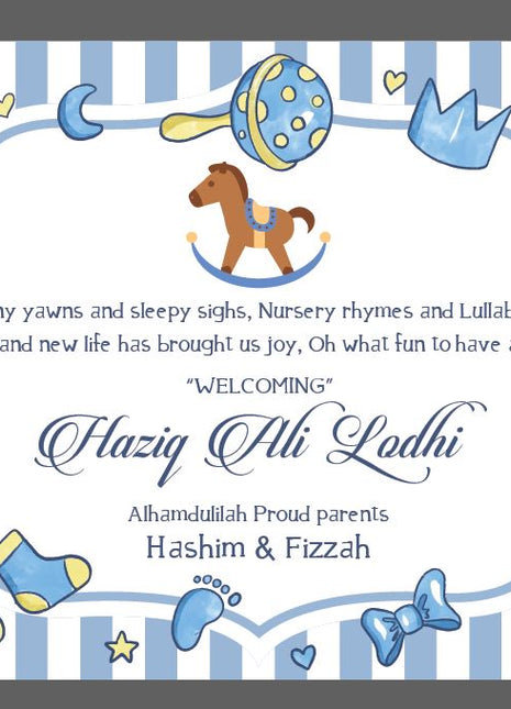 Baby Birth Announcement Boxes in Pakistan | Customized Methai & Sweet Boxes – Lowest Price