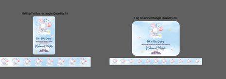 Baby Birth Announcement Boxes in Pakistan | Customized Methai & Sweet Boxes – Lowest Price