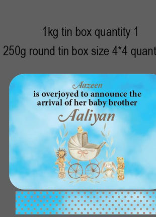 Baby Birth Announcement Boxes in Pakistan | Customized Methai & Sweet Boxes – Lowest Price