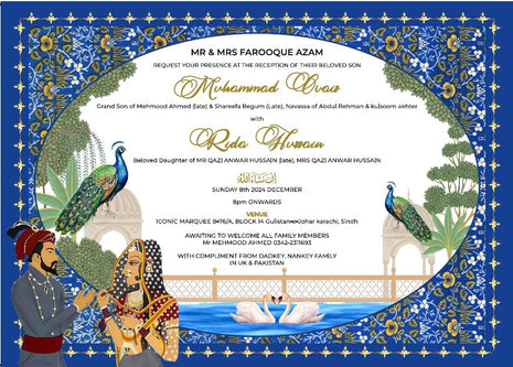 Customized Wedding Card