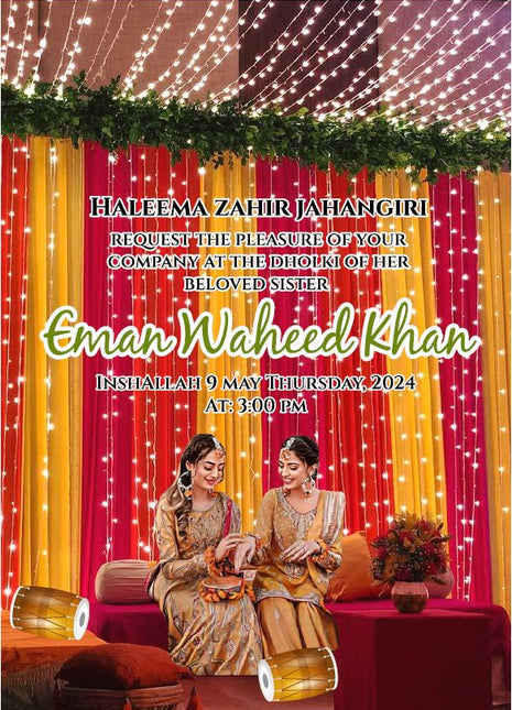 Customized Wedding Card