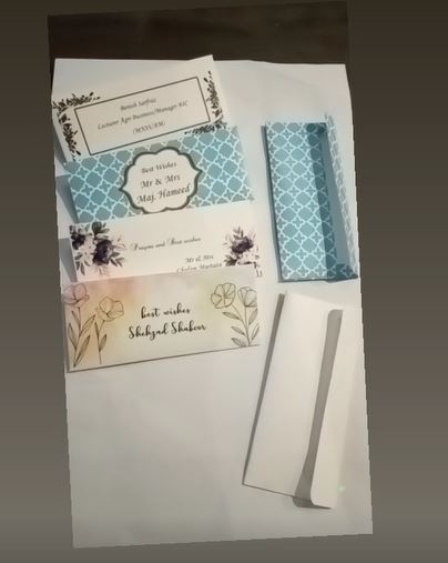 Customized Wedding Money Envelope