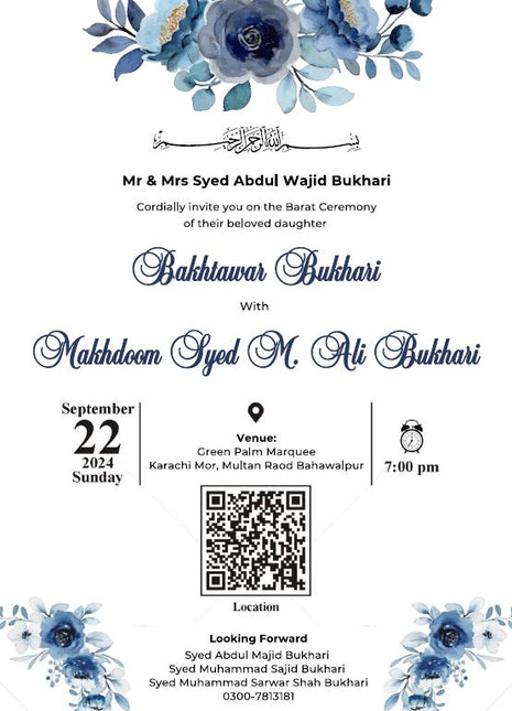 Customized Wedding Card