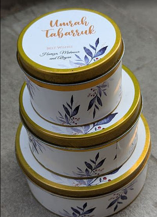 Hajj and Umrah Tin Boxes
