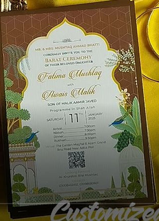 Customized Wedding Card