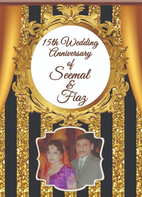 Anniversary Backdrop Flex