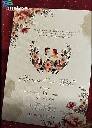 Customized Wedding Card