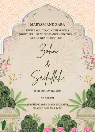 Customized Wedding Card