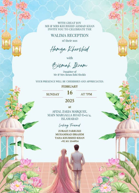 Customized Wedding Card