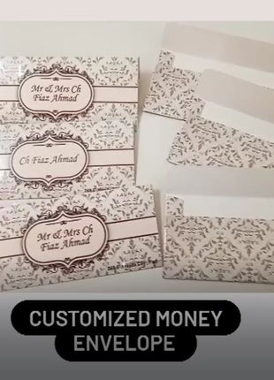 Customized Wedding Money Envelope