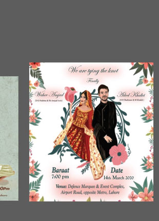 Customized Wedding Cards