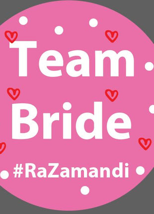 Customized Wedding Badges