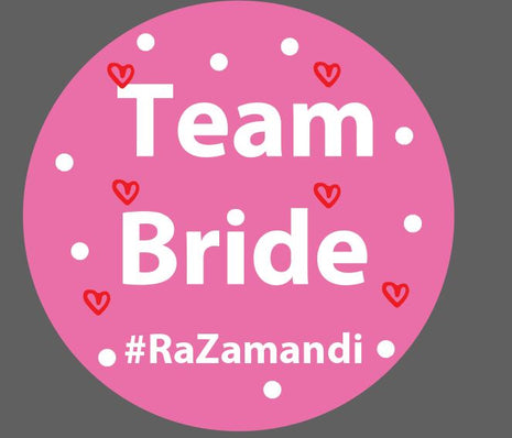 Customized Wedding Badges