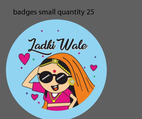 Customized Wedding Badges