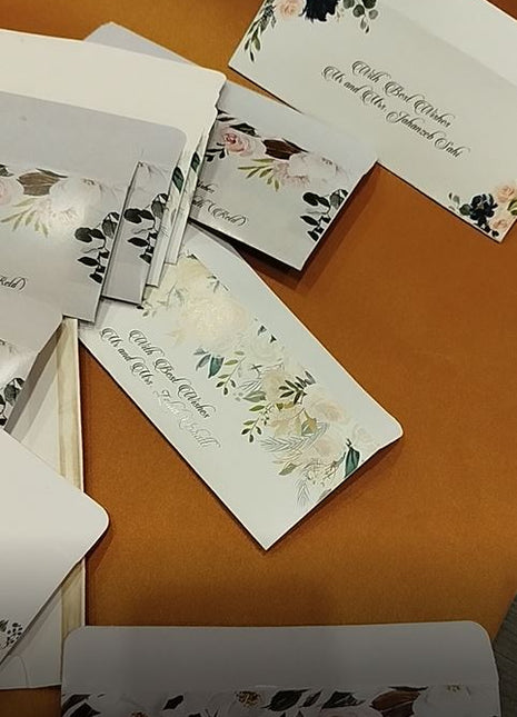 Customized Wedding Money Envelope