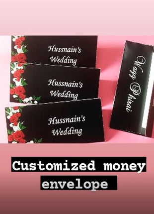 Customized Wedding Money Envelope