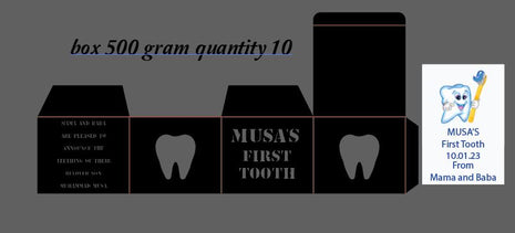 Customized First Tooth Laser Cut Boxes – Special Designs for Memorable Celebrations in Pakistan