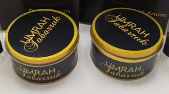 Hajj and Umrah Tin Boxes