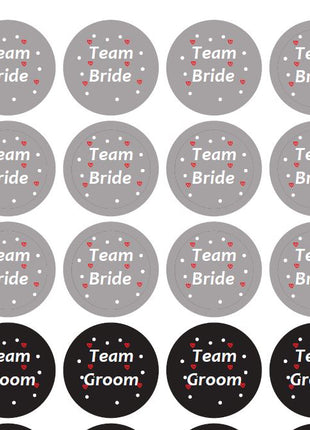 Customized Wedding Badges