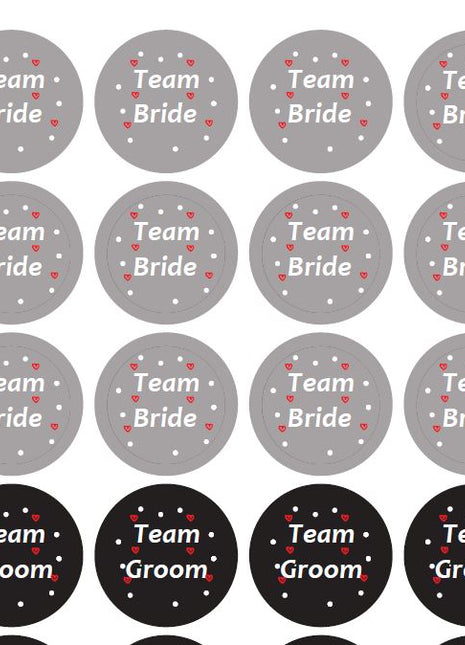 Customized Wedding Badges