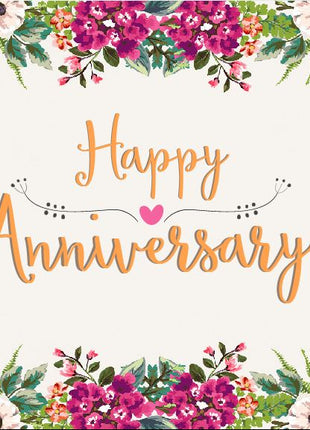 Anniversary Backdrop Flex