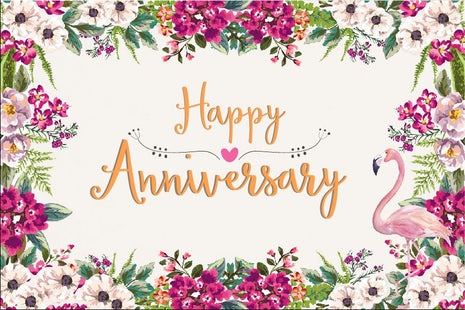 Anniversary Backdrop Flex