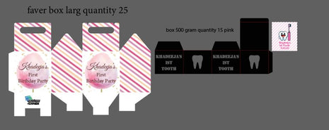 Customized First Tooth Laser Cut Boxes – Special Designs for Memorable Celebrations in Pakistan