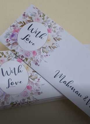 Customized Wedding Money Envelope