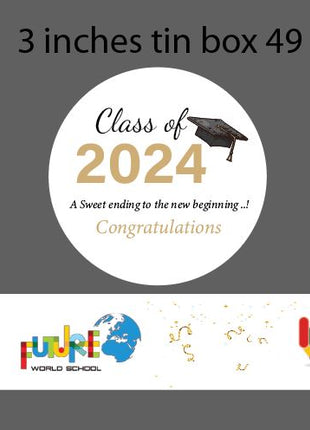 Graduation Tin Bid Box