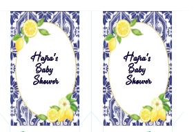 Customized Baby Shower Goody Bags