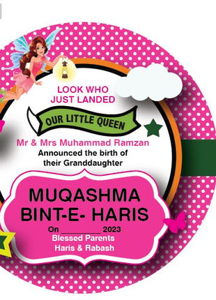 Premium Birth Announcement Tin Boxes – Custom Printed Baby Arrival Gifts & Methie Boxes in Pakistan