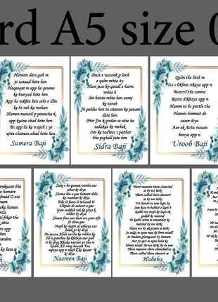 Customized Wedding Cards