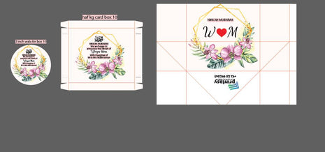 Personalized Card Bid Boxes in Pakistan – Low-Cost Nikkah & Wedding Gift Boxes | Printasy
