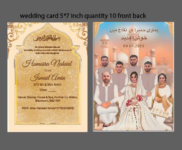 Customized Wedding Cards