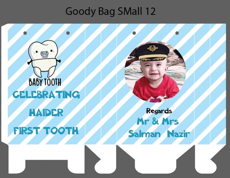 FIRST TOOTH GOODY BAGS IN PAKISTAN | CUSTOMIZED PARTY & KEEPSAKE BAGS – LOWEST PRICE