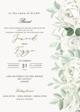 Customized Wedding Cards