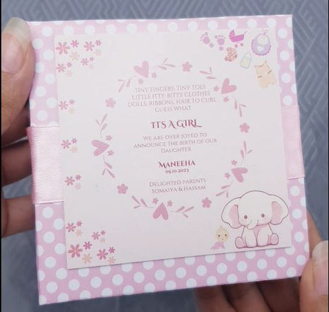 Baby Birth Announcement Boxes in Pakistan | Customized Methai & Sweet Boxes – Lowest Price