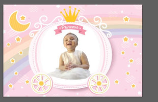 Customize Baby Shower Backdrop Flex