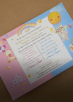 Baby Birth Announcement Boxes in Pakistan | Customized Methai & Sweet Boxes – Lowest Price