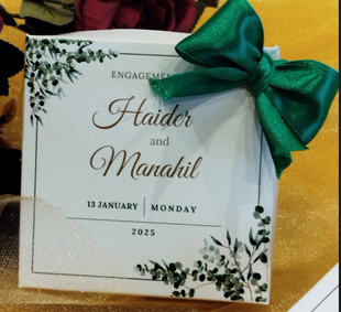 Personalized Card Bid Boxes in Pakistan – Low-Cost Nikkah & Wedding Gift Boxes | Printasy