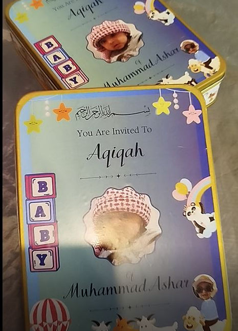 Aqeeqa Tin Box