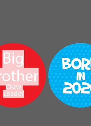 Customize Baby Shower Badges